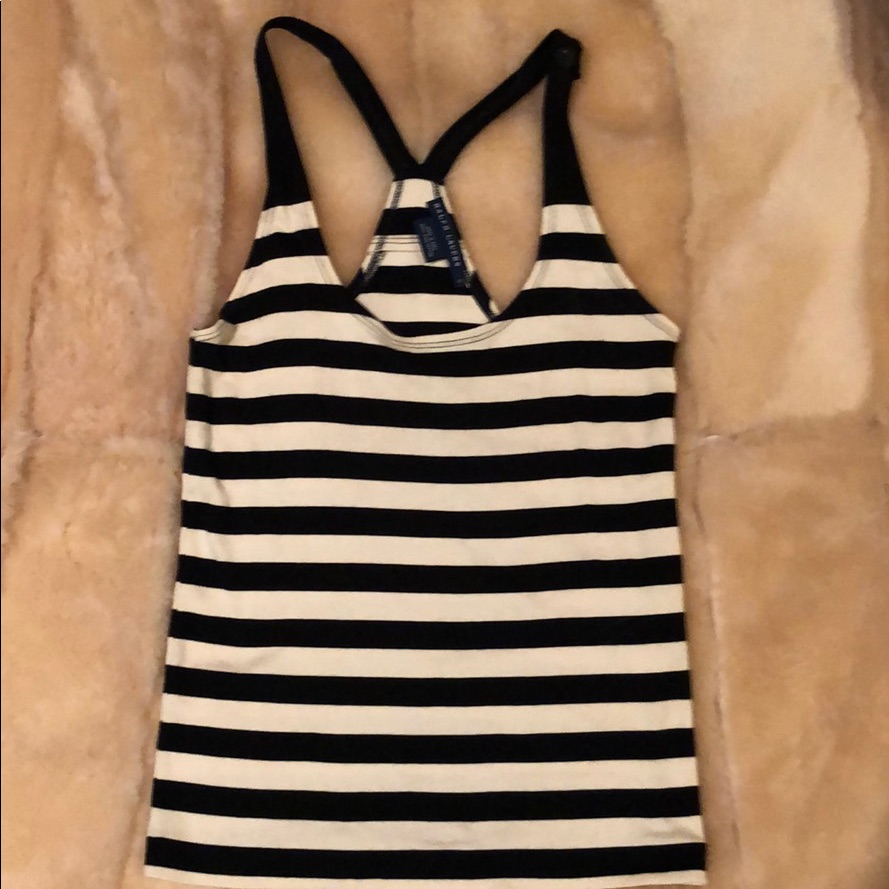 Ralph Lauren Blue Label Striped Top. Size Small